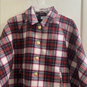 Croft & Barrow Plaid Jacket - Red, Black, White